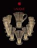 A Set Of 13 Pcs Lalique Bourgueil Verre a Liqueur Glassware, Signed