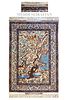 An Exquisite Persian Isfahan Wool Silk Rug, Seirafian Authentic Signed