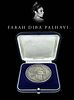 A Persian Royal Queen Farah Pahlavi Silver Medal By Italian Artist Giano Menico