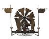 An American articulated copper blacksmiths weathervane