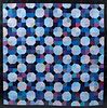 Carolyn Cole handmade paper Quilt Black and Blue