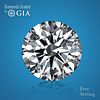 NO-RESERVE LOT: 2.01 ct, G/VS1, Round cut GIA Graded Diamond. Appraised Value: $88,100 