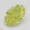 2.01 ct, Natural Fancy Intense Yellow Even Color, SI1, Oval cut Diamond (GIA Graded), Appraised Value: $97,600 