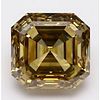 11.02 ct, Fancy Deep Brownish Yellow Color, VS2, Square Emerald cut Diamond (GIA Graded), Appraised Value: $370,300 