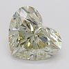 5.10 ct, Natural Fancy Light Brown Yellow Even Color, VS1, Heart cut Diamond (GIA Graded), Appraised Value: $99,900 