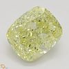 2.01 ct, Natural Fancy Yellow Even Color, VS1, Cushion cut Diamond (GIA Graded), Appraised Value: $38,100 