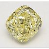 5.00 ct, Fancy Yellow Color, VS2, Cushion cut Diamond (GIA Graded), Appraised Value: $234,300 