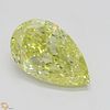 2.60 ct, Natural Fancy Intense Yellow Even Color, SI2, Pear cut Diamond (GIA Graded), Appraised Value: $103,900 