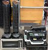 Five piece lot including two Ionic Breeze GP Silent Air purifier germicidal protection, DeLonghi convenction oven, Yamaha receiver, ...
