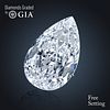 7.18 ct, E/VVS2, Pear cut GIA Graded Diamond. Appraised Value: $1,059,000 