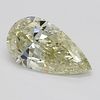 2.50 ct, Natural Fancy Light Brownish Yellow Even Color, VS1, Pear cut Diamond (GIA Graded), Appraised Value: $38,500 