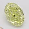 5.35 ct, Natural Fancy Yellow Even Color, SI2, Oval cut Diamond (GIA Graded), Appraised Value: $144,400 