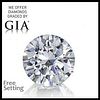 NO-RESERVE LOT: 2.00 ct, G/VS2, Round cut GIA Graded Diamond. Appraised Value: $78,700 
