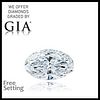 2.01 ct, G/VVS1, Oval cut GIA Graded Diamond. Appraised Value: $79,100 