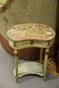 Two marble top stands. ht. 25in.
