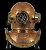 1920s A Schraders Son 3 Light 12 Bolt Diving Helmet Unique Configuration