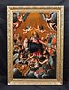CORONATION OF THE VIRGIN MADONNA OIL PAINTING