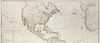 (MAP) GIBSON, JOHN  A new map of the whole continent of America....London, 1777.  Later printing.