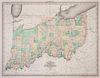 (MAP) TANNER, HENRY SCHENCK. Ohio and Indiana. Philadelphia, 1825
