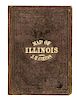 (MAP, ILLINOIS) Illinois [with inset: Vicinity of Chicago]. New York, 1856