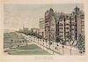(CHICAGO) VARIN, RAUL. A group of 5 prints of Chicago, c. 1927-1931