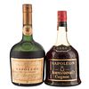 Lote de Cognac. a) Courvoiser.  b) Normandin. En presentaciones de 750 ml.
Total  de piezas: 2.