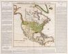 (MAP) CAREY, HENRY CHARLES; LEA, ISAAC. Geographical, Statistical and Historical Map of North America. [Philadelphia], c.1822.