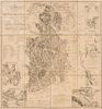 (MAP) RAMM, N.A. and MUNTHE, G.  Kart over Grevskabernes Amt,. Paris, 1832. Map of Norway.