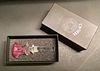 VERSACE SIGNED WINE STOPPER WITH BOX AMETHYST