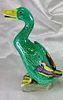 Antique Chinese Famille Verte Geese Duck Biscuit figurine