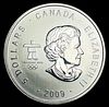 2009 Olympic 1 ozt Canada Maple Leaf .9999 Silver