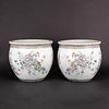 PAIR OF FAMILLE ROSE 'FLORAL' JARS, QING DYNASTY, DAOGUANG PERIOD 