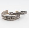 Navajo Silver Bracelets