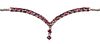 14k White Gold RUBY Necklace