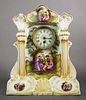 Antique Victorian Porcelain Clock