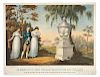 Washington, George (1732-1799) In Memory of Genl. George Washington and his Lady, Chromolithograph.