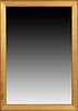 American Gilt and Gesso Overmantel Mirror, 20th c., the wide frame around a rectangular plate, H.- 49 in., W.- 35 1/2 in., D.- 1 in. Provenance: from 