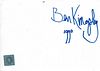 Ben Kingsley signed photo card