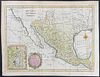 Robertson & Tardieu - Map of lower North America including California as a peninsula, Texas, Mexico