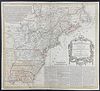 Homann - Map of Eastern United States from New England to Florida to the Mississippi including Great Lakes