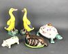 Animal Porcelain Figures & Lidded Containers
