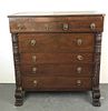 American Empire 6 Drawer Chest