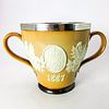Rare Queen Victoria Commemorative Stoneware Loving Cup
