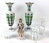 Group of Bohemian Style Glass
