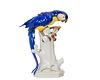 A Volkstedt porcelain macaw figure