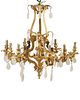 A French gilt-bronze chandelier
