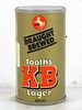 1985 Tooth's KB Lager Beer Radio Tab Top Can Sydney, Australia