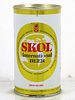 1970 Skol International Beer 12oz Tab Top Can Rio Claro, Brazil