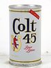1977 Colt 45 Beer Carling Toronto Canada 12oz Tab Top Can , 