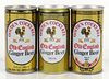 1978 Lot of 3 Golden Cockerel Ginger Beer Cans Ontario Canada , Canada